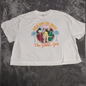 Golden girls medium cropped top